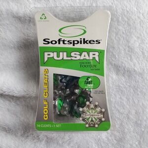 Authentic Pulsar Fast Twist Golf Soft Spikes 16 NIP Black Green fits Footjoy